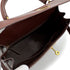 HERMES KELLY 28 SELLIER MARRON FONCE BOXCALF HAND SHOULDER BAG 1996 CIRCLE Z GOLD HARDWARE 90322170