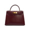 HERMES KELLY 28 SELLIER ROUGE H BOX CALF HAND BAG 1988 CIRCLE R GOLD HARDWARE 90335832