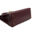 HERMES KELLY 28 SELLIER ROUGE H BOX CALF HAND BAG 1988 CIRCLE R GOLD HARDWARE 90335832