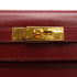 HERMES KELLY 28 SELLIER ROUGE H BOX CALF HAND SHOULDER BAG 1992 CIRCLE V GOLD HARDWARE 90335782