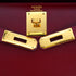 HERMES KELLY 28 SELLIER ROUGE H BOX CALF HAND SHOULDER BAG 1993 CIRCLE W GOLD HARDWARE 90342564