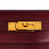 HERMES KELLY 28 SELLIER ROUGE H BOX CALF HAND SHOULDER BAG 2002 SQUARE F GOLD HARDWARE 90345062