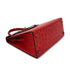 HERMES KELLY 28 SELLIER ROUGE VIF OSTRICH HAND SHOULDER BAG 1989 CIRCLE S GOLD HARDWARE SAB0001