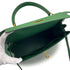HERMES KELLY 28 SELLIER VERT COUCHEVEL HAND BAG 1995 CIRCLE Y GOLD HARDWARE 90326189