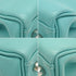 HERMES KELLY 28 VERSO RETOURNE BLUE ATOLL BLEU CANARD EVERCOLOR HAND SHOULDER BAG 2020 Y STAMP PALLADIUM HARDWARE 90351059