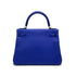 HERMES KELLY 28 VERSO RETOURNE BLUE ELECTRIQUE ROSE WOOD EVERCOLOR HAND SHOULDER BAG 2019 D STAMP PALLADIUM HARDWARE 90326200