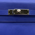 HERMES KELLY 28 VERSO RETOURNE BLUE ELECTRIQUE ROSE WOOD EVERCOLOR HAND SHOULDER BAG 2019 D STAMP PALLADIUM HARDWARE 90326200