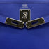 HERMES KELLY 28 VERSO RETOURNE BLUE ELECTRIQUE ROSE WOOD EVERCOLOR HAND SHOULDER BAG 2019 D STAMP PALLADIUM HARDWARE 90326200