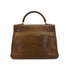 HERMES KELLY 32 VERT OLIVE BARENIA HAND SHOULDER BAG 2001 SQUARE E GOLD HARDWARE 90340170