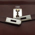 HERMES KELLY 32 HAVANE EVERGRAIN HAND SHOULDER BAG 2005 SQUARE I PALLADIUM HARDWARE 90340131