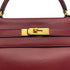 HERMES KELLY 32 RETORNE ROUGE H BOXCALF HAND BAG 1994 CIRCLE X GOLD HARDWARE 90321756