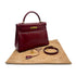 HERMES KELLY 32 RETORNE ROUGE H BOXCALF HAND BAG 2001 SQUARE E GOLD HARDWARE 90323971