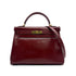 HERMES KELLY 32 RETORNE ROUGE H BOXCALF HAND BAG 2001 SQUARE E GOLD HARDWARE 90323971