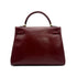 HERMES KELLY 32 RETORNE ROUGE H BOXCALF HAND BAG 2001 SQUARE E GOLD HARDWARE 90323971