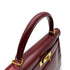 HERMES KELLY 32 RETORNE ROUGE H BOXCALF HAND BAG 2001 SQUARE E GOLD HARDWARE 90323971