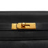 HERMES KELLY 32 RETOURNE BLACK ARDENNES HAND SHOULDER BAG 1991 CIRCLE U GOLD HARDWARE 90346647