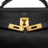 HERMES KELLY 32 RETOURNE BLACK ARDENNES HAND SHOULDER BAG 1991 CIRCLE U GOLD HARDWARE 90346647