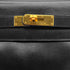 HERMES KELLY 32 RETOURNE BLACK BOXCALF HAND SHOULDER BAG 1994 CIRCLE X GOLD HARDWARE 90324739