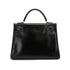 HERMES KELLY 32 RETOURNE BLACK BOX CALF HAND SHOULDER BAG 1966 V GOLD HARDWARE 90334275