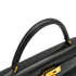 HERMES KELLY 32 RETOURNE BLACK BOX CALF HAND SHOULDER BAG 1966 V GOLD HARDWARE 90334275