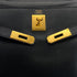 HERMES KELLY 32 RETOURNE BLACK VEAU GULLIVER HAND BAG 1999 SQUARE C GOLD HARDWARE 90322047