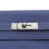 HERMES KELLY 32 RETOURNE BLUE BRIGHTON TAURILLON CLEMENCE HAND SHOULDER BAG 2018 C STAMP PALLADIUM HARDWARE 90331408