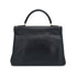 HERMES KELLY 32 RETOURNE BLUE INDIGO VEAU GULLIVER HAND SHOULDER BAG 1997 SQUARE A GOLD HARDWARE 90328921