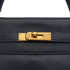 HERMES KELLY 32 RETOURNE BLUE INDIGO VEAU GULLIVER HAND SHOULDER BAG 1997 SQUARE A GOLD HARDWARE 90328921