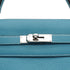 HERMES KELLY 32 RETOURNE BLUE JEAN TOGO HAND SHOULDER BAG 2005 SQUARE I PALLADIUM HARDWARE 90335880
