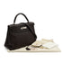 HERMES KELLY 32 RETOURNE CAFE TAURILLON CLEMENCE HAND SHOULDER BAG 2006 SQUARE J PALLADIUM HARDWARE 90342572