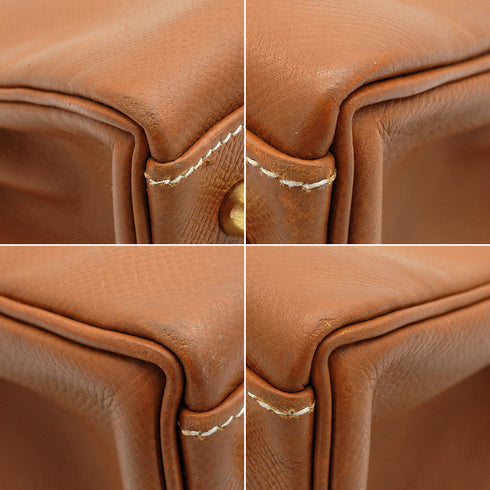HERMES KELLY 32 RETOURNE GOLD COUCHEVEL HAND SHOULDER BAG 1995 CIRCLE Y GOLD HARDWARE 90347920