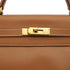 HERMES KELLY 32 RETOURNE GOLD COURCHEVEL HAND SHOULDER BAG 2000 SQUARE D GOLD HARDWARE 90334272