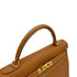 HERMES KELLY 32 RETOURNE GOLD TOGO HAND SHOULDER BAG 2008 SQUARE L GOLD HARDWRE 90314424