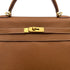 HERMES KELLY 32 RETOURNE GOLD TOGO HAND SHOULDER BAG 2008 SQUARE L GOLD HARDWRE 90314424