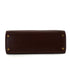 HERMES KELLY 32 RETOURNE MARRON FONCE BOX CALF HAND SHOULDER BAG 2001 SQUARE E GOLD HARDWARE 90345991