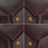 HERMES KELLY 32 RETOURNE MARRON FONCE BOX CALF HAND SHOULDER BAG 2001 SQUARE E GOLD HARDWARE 90345991