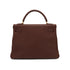 HERMES KELLY 32 RETOURNE MARRON FONCE TOGO HAND SHOULDER BAG 2000 SQUARE D GOLD HARDWARE 90331851