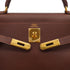 HERMES KELLY 32 RETOURNE MARRON FONCE TOGO HAND SHOULDER BAG 2000 SQUARE D GOLD HARDWARE 90331851