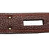 HERMES KELLY 32 RETOURNE MARRON FONCE TOGO HAND SHOULDER BAG 2001 SQUARE E PALLADIUM HARDWARE 90344359