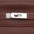 HERMES KELLY 32 RETOURNE MARRON FONCE TOGO HAND SHOULDER BAG 2001 SQUARE E PALLADIUM HARDWARE 90344359