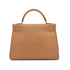 HERMES KELLY 32 RETOURNE NATUREL COUCHEVEL HAND SHOULDER BAG 1998 SQUARE B GOLD HARDWARE 90347152
