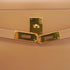 HERMES KELLY 32 RETOURNE NATUREL COUCHEVEL HAND SHOULDER BAG 1998 SQUARE B GOLD HARDWARE 90347152