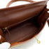 HERMES KELLY 32 RETOURNE NOISETTE BOXCALF VIBRATO HAND SHOULDER BAG 2002 SQUARE F GOLD HARDWARE 90319533