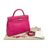 HERMES CANDY KELLY 32 RETOURNE ROSE TYRIEN RUBIS VEAU EPSOM HAND SHOULDER BAG 2011 SQUARE O PALLADIUM HARDWARE 90319698