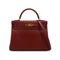 HERMES KELLY 32 RETOURNE ROUGE H BOX CALF HAND SHOULDER BAG 2000 SQUARE D GOLD HARDWARE 90331442