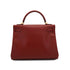 HERMES KELLY 32 RETOURNE ROUGE H BOX CALF HAND SHOULDER BAG 2000 SQUARE D GOLD HARDWARE 90331442