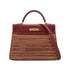 HERMES KELLY 32 RETOURNE ROUGE H CHAMONIX VIBRATO HAND BAG 2001 SQUARE E GOLD HARDWARE 90351065