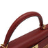 HERMES KELLY 32 RETOURNE ROUGE H CHAMONIX VIBRATO HAND BAG 2001 SQUARE E GOLD HARDWARE 90351065