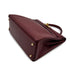 HERMES KELLY 32 RETOURNE ROUGE H COUCHEVEL HAND SHOULDER BAG 1994 CIRCLE X GOLD HARDWARE 90313414