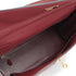 HERMES KELLY 32 RETOURNE ROUGE H TAURILLON CLEMENCE HAND SHOULDER BAG 1982 CIRCLE L GOLD HARDWARE 90331959